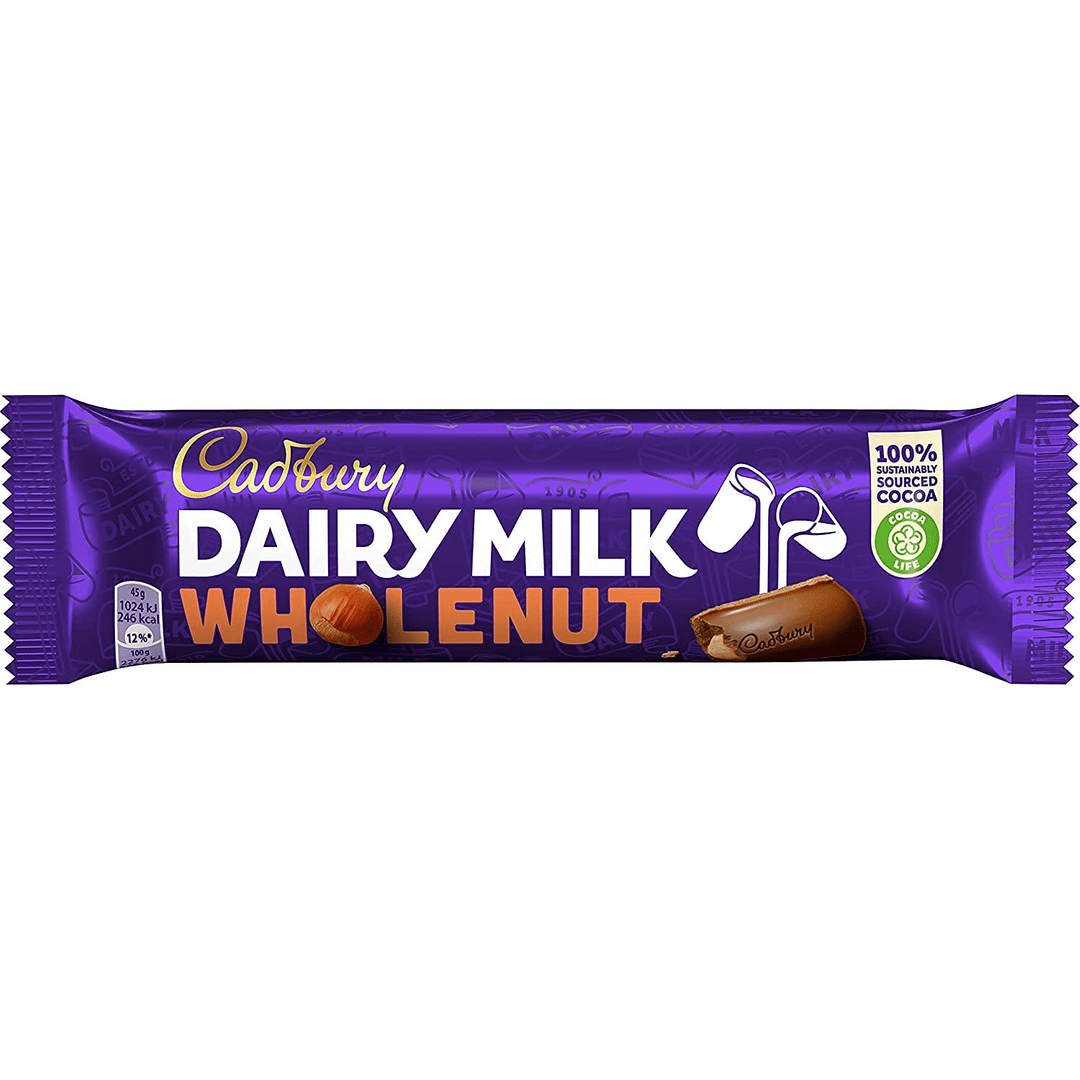 Buy Cadbury Dairy Milk Wholenut Imported Online at Best Price